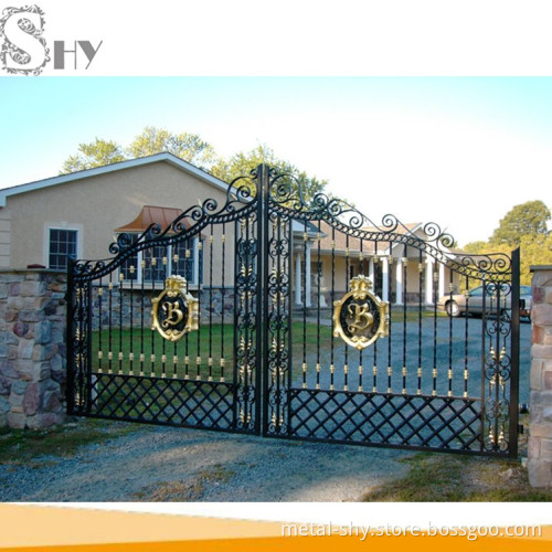 wrought iron gate